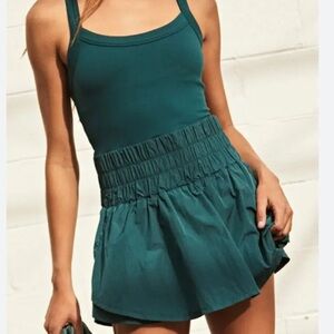Free People Movement Way Home Skort Romper in Empire Jewel Size Medium